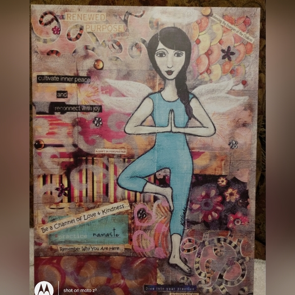 Limited edition Kimberly Flemke mixed media prints. Set of 2 - Picture 3 of 7